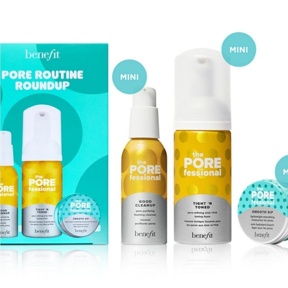 Benefit Pore Routine Roundup‎ Mini Skincare Essentials Set - Picture 6 of 10